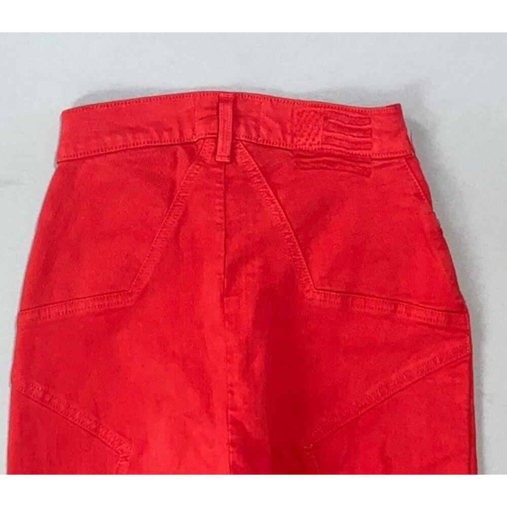 Revice High Rise Flare Leg Denim Jeans. Star Butt, USA Flag Logo. Women's 25 EUC - Picture 9 of 9